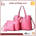 Bolso de la manera de las mujeres del conjunto del bolso de China 3pcs al por mayor